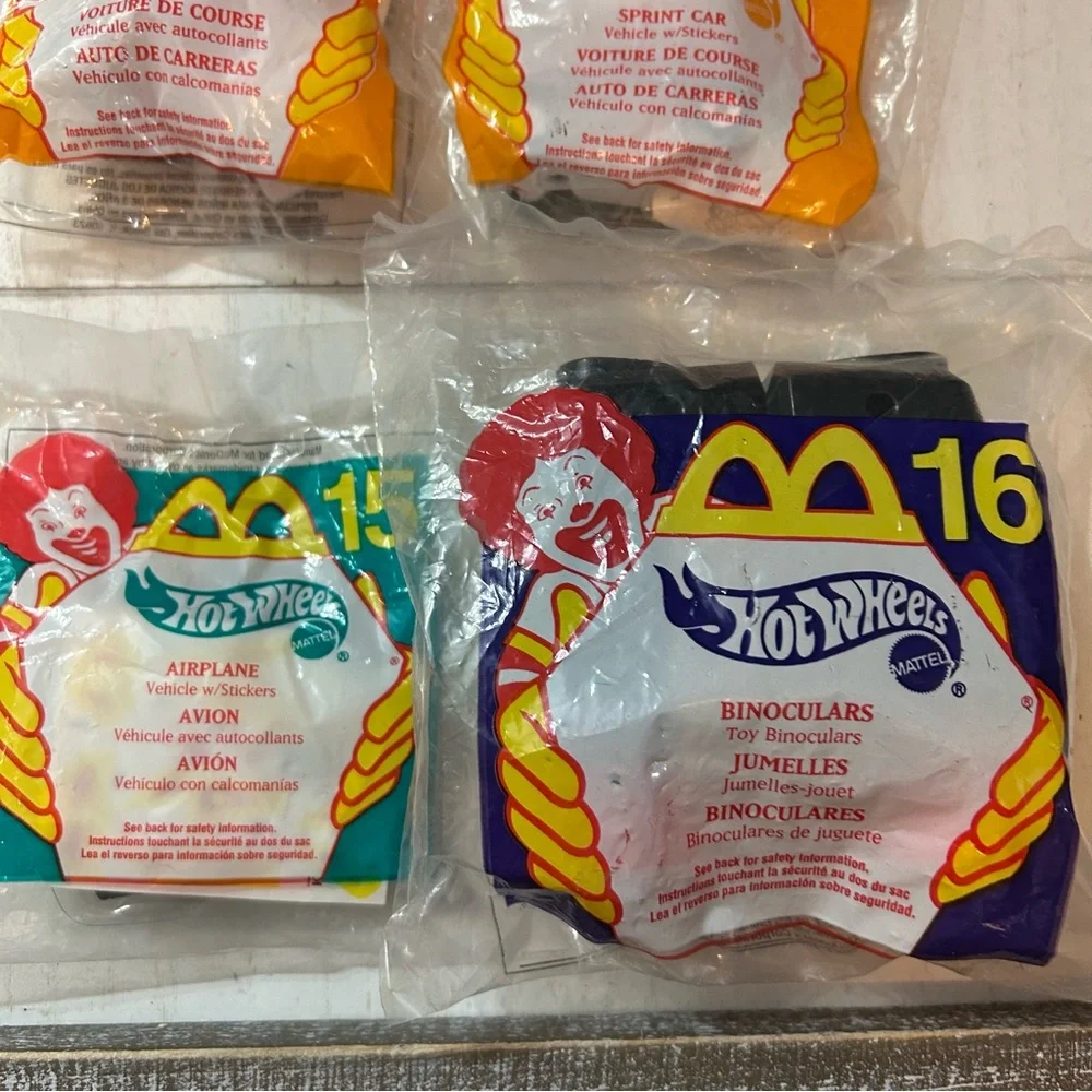 Vintage 2000 McDonalds Hot Wheels New‎ Unopened Set of 6
